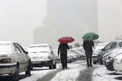 هشدار هواشناسی نسبت به کاهش دما و بارش برف و باران در ۲۰ استان