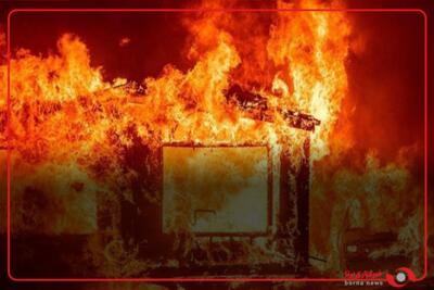 آتش سوزی گسترده در یک خوابگاه در سرینگار کشمیر