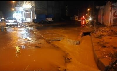 (ویدئو) طغیان سیمینه‌رود در سقز پس از بارش‌های شب گذشته