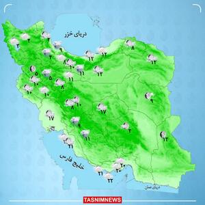آغاز بارش باران در ۱۷ استان | امروز و فردا کدام استان ها بارانی خواهد شد؟