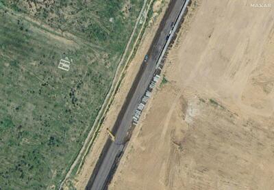 دیوار مرزی بین مصر و نوار غزه درحال ساخته شدن است