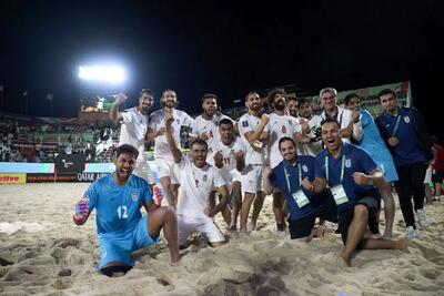 صعود ساحلی بازان ایران با شکست آرژانتین