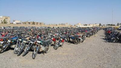 فروش ۷ هزار دستگاه موتور سیکلت به ارزش ۲۷۷ میلیارد ریال به نفع دولت در قزوین