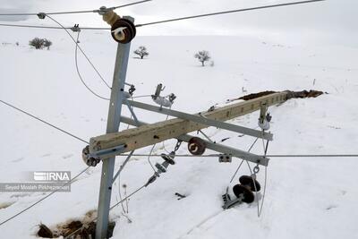 (تصاویر) سیم بانان در برف و سرما