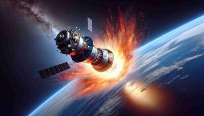 (عکس) سقوط آزاد ماهواره اروپایی از فضا به زمین!