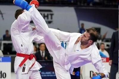 ورزشکار قزوینی بر سکوی قهرمانی لیگ جهانی کاراته ایستاد