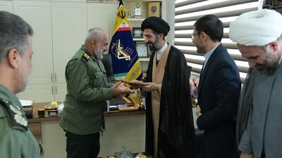 رئیس کل دادگستری استان کردستان با فرمانده سپاه بیت المقدس این استان دیدار کرد