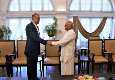 دیدار امیرعبداللهیان با نخست وزیر سریلانکا
