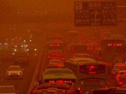 تصاویری آخر زمانی از طوفان شن در چین/ فیلم