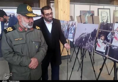 بازدید فرمانده سپاه کردستان از نمایشگاه ایثار/آرمان‌های مقدس شهدا را حفظ کنیم + تصاویر - تسنیم