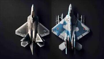 مقایسه جالب عملکرد دو جنگنده روسی و آمریکایی+ عکس