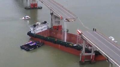 ۵ کشته در پی برخورد کشتی باری به پل در گوانگژو چین