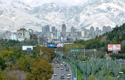 کاهش 6 تا 12 درجه‌ای دمای تهران از روز یکشنبه