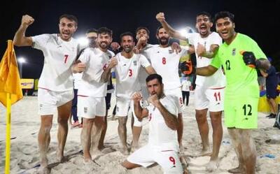 پیروزی ملی پوشان فوتبال ساحلی مقابل امارات+ فیلم