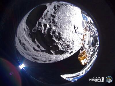 تصویر روز ناسا: اودیسیوس به سوی ماه