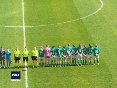 عکس/واکنش بازیکنان تیم ملی فوتبال زنان ایرلند هنگام پخش سرود اسرائیل | اقتصاد24