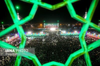 تصاویر: شب نیمه شعبان در مسجد مقدس جمکران