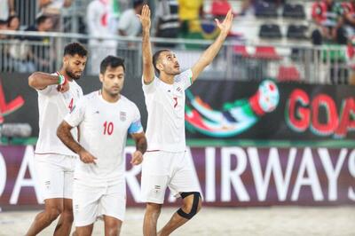 گزارش زنده فوتبال ساحلی/ برزیل ۱ - ۲ ایران
