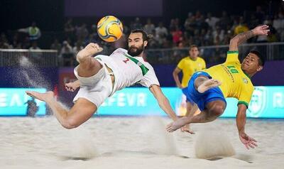 ایران با شکست در مقابل برزیل از فینال باز ماند / ساحلی بازان باید برای سومی بجنگند