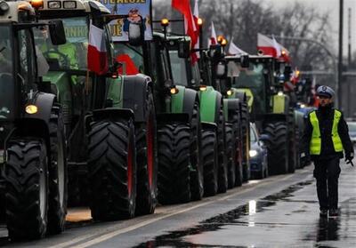 تداوم اعتراضات کشاورزان لهستانی علیه سیاست‌های اتحادیه اروپا - تسنیم