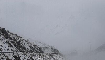 بارش شدید برف و کولاک در ارتفاعات گیلان