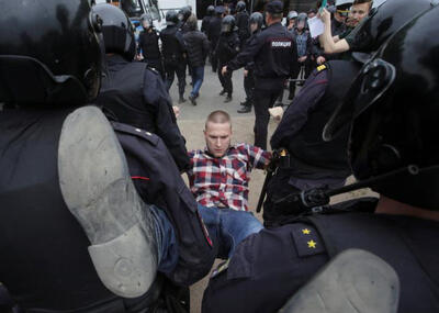 بازداشت 60 نفر از تظاهرکنندگان در روسیه