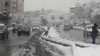 برف سنگین در راه تهران، کرج و ۷ شهر کشور