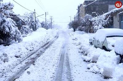 برف و باران در جاده‌های ۲۴ استان