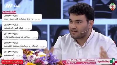 ببینید | صحبت‌های جنجالی یک فرزند شهید در تلویزیون؛ تتلو را کنار رئیسی نشاندید، آنطرف شجریان را خانه نشین کردید!