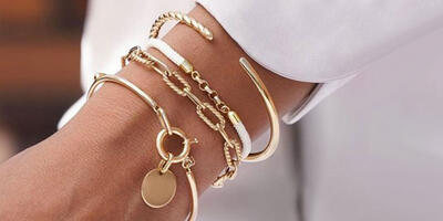 ۱۰ مدل دستبند النگویی طلا که امسال باید بخرید - چی بپوشم