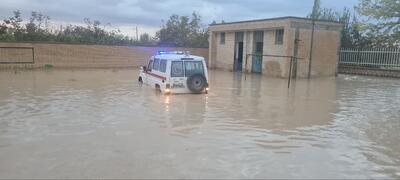 بارش سنگین باران در قصرقند و محاصره شدن ۱۱۰ روستا با طغیان رودخانه‌ها