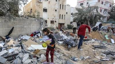 آغاز ۱۴۳مین روز جنگ غزه با بمباران سنگین خان یونس