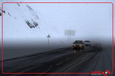 اولین بارش برف در اپال پارسیان سنگان خواف، استان خراسان رضوی