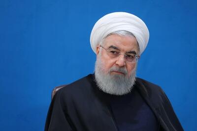 حضور حسن روحانی در مراسم بزرگداشت پدر همسر سیدحسن خمینی +عکس