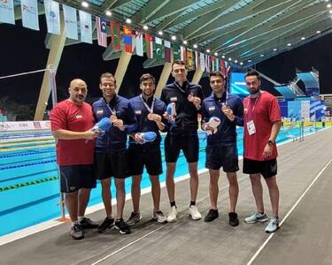 یک نقره و دو برنز سهم ایران از روز سوم مسابقات شنای فیلیپین