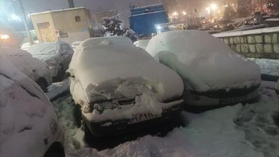 ارتفاع ۳ متری برف در این محله‌های تهران