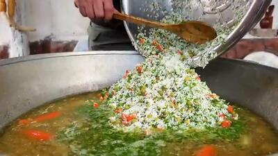 طرز پخت اردک در تنور به روش آشپز مشهور آذربایجانی (فیلم)