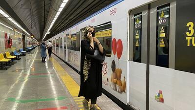 فرد خرابکار در مترو تهران بازداشت شد