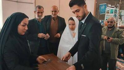 فیلم/ زوج مازندرانی پای صندوق رای