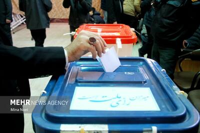 حال و هوای شعبه اخذ رای منطقه پدافند هوایی شمالغرب کشور در تبریز