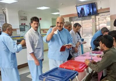 حضور شعبه سیار أخذ رأی در بیمارستان امام زمان(عج) اسلامشهر + تصاویر - تسنیم