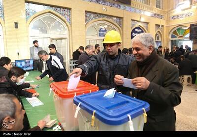 انتخابات 1402 در مسجد لرزاده- عکس خبری تسنیم | Tasnim