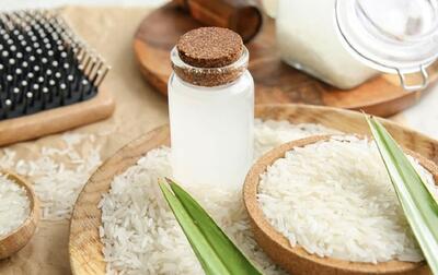 خواص شگفت‌انگیز آب برنج برای پوست و مو (فیلم)