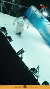 (ویدئو) نخستین میزبانی مسابقات اسکی در پایتخت عربستان