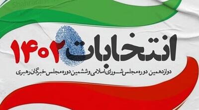 نتایج انتخابات نمایندگان خبرگان رهبری استان همدان اعلام شد