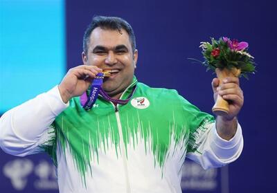 احمد امین‌زاده قوی‌ترین پاراوزنه‌بردار جهان شد/ مدال طلا برای ملی‌پوش ایران در جام جهانی - تسنیم