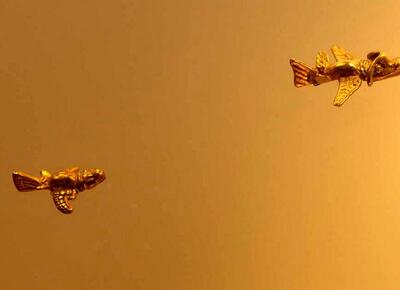 گنجینۀ شگفت‌انگیز «کیمبایا» و هواپیماهای طلایی 1500 ساله (+عکس)