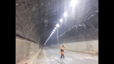 وضعیت خطرناک و باورنکردنی تونل‌های جاده چالوس