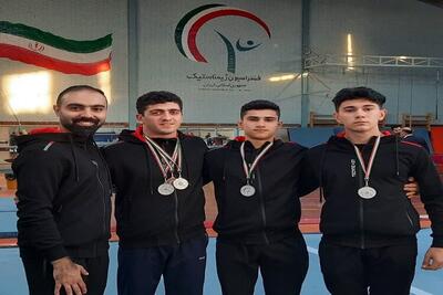 کسب مدال توسط تیم ژیمناستیک خراسان شمالی در لیگ باشگاه‌های کشور