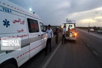 5 کشته و زخمی در تصادف زنجیره‌ای در خوزستان
